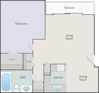 1 Bed / 1 Bath / 800 sq ft / Availability: Please Call / Deposit: $300 / Rent: $850